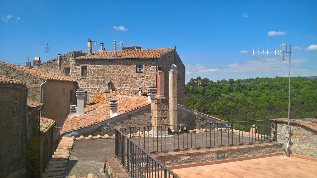 La Loggia Del Capitano - Rione Capisotto Lägenhet Pitigliano Exteriör bild